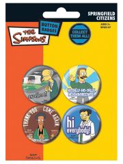 Button Set The Simpsons