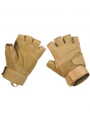 Taktische Fingerlose Handschuhe coyote