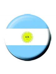 2 Button Fahne Argentinien