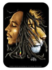 3 Aufkleber Bob Marley Löwe