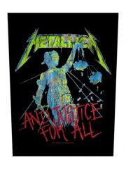 Metallica Rückenaufnäher And Justice For All