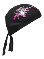 Bandana Cap Kinder Spinne pink