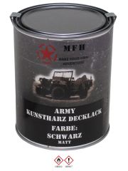Militär Farbdose Army 1 Liter schwarz
