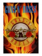 Guns N Roses Poster Fahne Flames