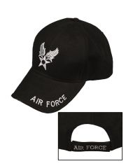 Baseball Cap Air Force schwarz