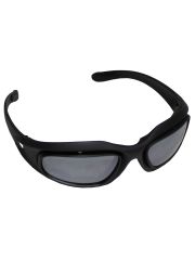 Sportbrille schwarz mit 3 Ersatzgläser