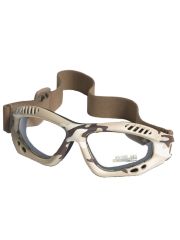 Biker Commando Schutzbrille desert klar