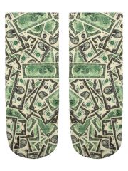 Sneaker Socken bedruckt Dollar