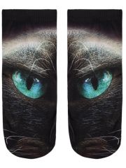 Sneaker Socken bedruckt Auge
