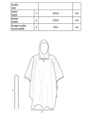 Poncho schwarz