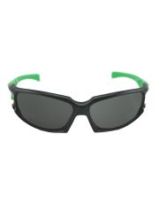 Kinder Sonnenbrille schwarz grün Bügel schmal