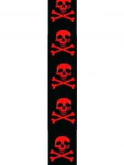 Hosenträger skulls rot
