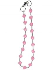 Geldbeutel Kette mit Würfeln Pink