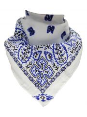 Bandana Old School blau weiß