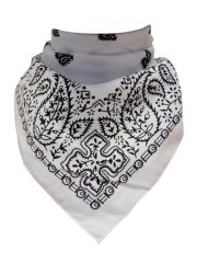 Bandana Old School schwarz weiß
