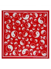 Bandana Yin und Yang rot