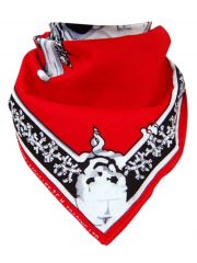 Bandana Totenkopf red