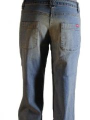 Damen Stretch Jeanshose stonewashed Schlaghose