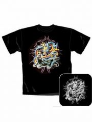 T-Shirt Drache mit Panther