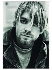 Kurt Cobain Poster Fahne