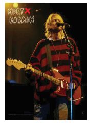 Kurt Cobain Poster Fahne Stage