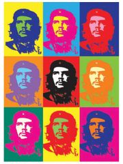 3 Aufkleber Che