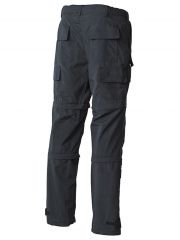 Multifunktionshose schwarz mit 3/4-Hose