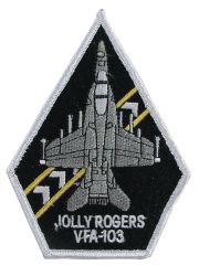 Stickabzeichen VFA-103 Jolly Rogers