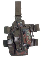 Security Pistolenbeinholster Flecktarn