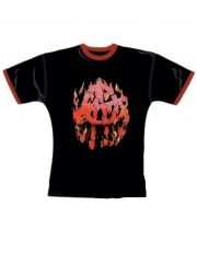 Girl T-Shirt Anarchy in Flammen