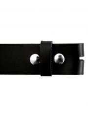 Leder Wechselgürtel schwarz 100 cm