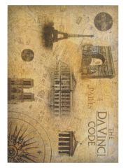 3 The Da Vinci Code Paris Postkarten