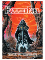 Hammerfall Poster Fahne Glory to the Brave