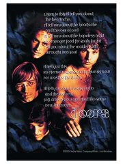 The Doors Poster Fahne Poem