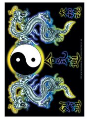 Sunrise Dragon Tao Posterfahne