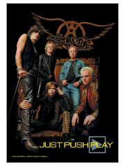 Aerosmith Poster Fahne Just push Play
