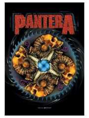 Pantera Poster Fahne Circle Skulls