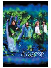 The Doors Poster Fahne Band Purple