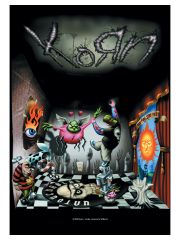 Korn Poster Fahne Badroom