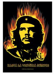 Che Guevara Flaming Posterfahne