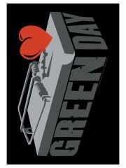 Green Day Poster Fahne Mouse Trap