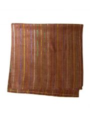 Lurex Tuch braun