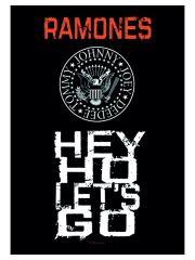 Ramones Poster Fahne Hey Ho Lets Go