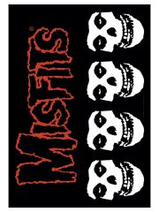 Misfits Poster Fahne Multiple Classic Skull