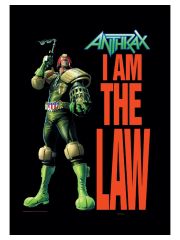 Anthrax Poster Fahne  I am the Law