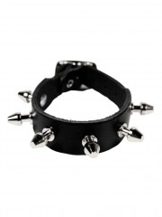 Leder Armband mit Killernieten 1 reihig