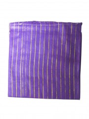 Lurex Tuch violett und gold