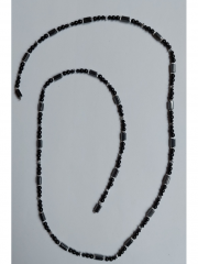 Magnet Armband Kette schwarz und silberne Kugeln