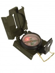 US Kompass Metall mit Beleuchtung