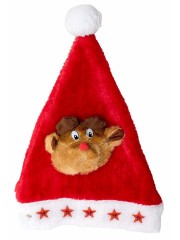 Weihnachtsmütze Nikolausmütze mit Elch